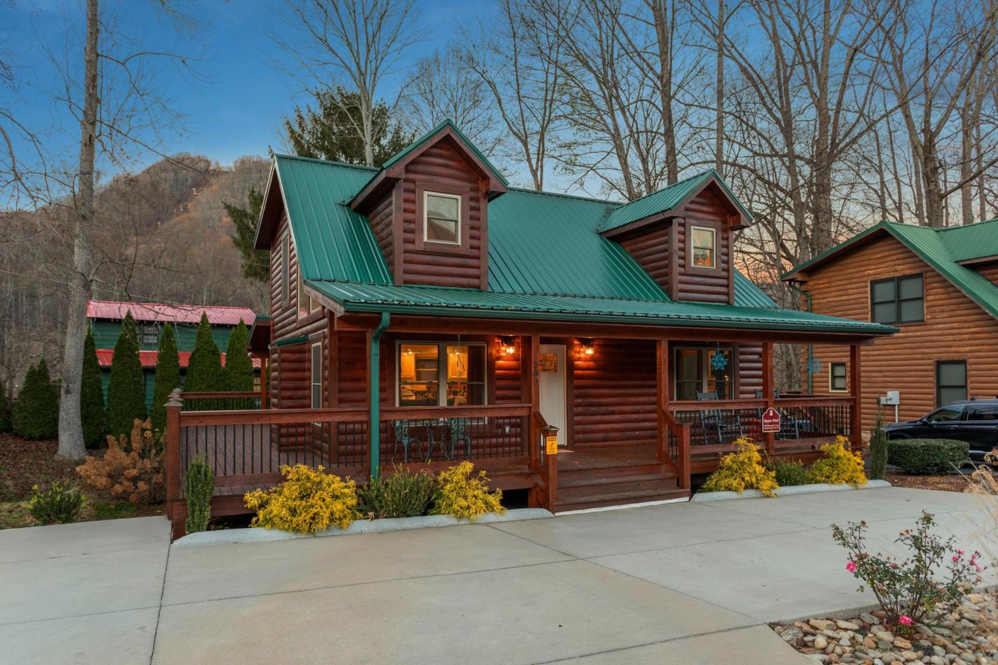 The Snow Owl Cabin Maggie Valley Bagian luar foto